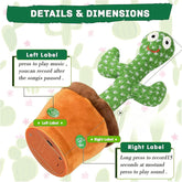 Dancing Cactus – Green A perfect gift and mood-lifting décor piece.